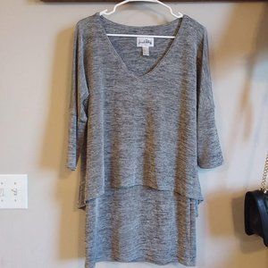 Joseph Ribbkoff Tunic Blouse Women SZ 10 Pull Over